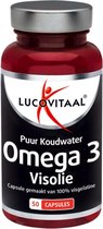 Bol.com Lucovitaal - Koudwater Visolie Omega 3 Puur - 50 capsules - Visolie - Voedingssupplement aanbieding