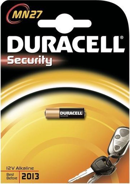 Ringlet berouw hebben lamp Duracell MN27 - GP27A - A27 - L828 12V alkaline batterij - 1 stuk | bol.com