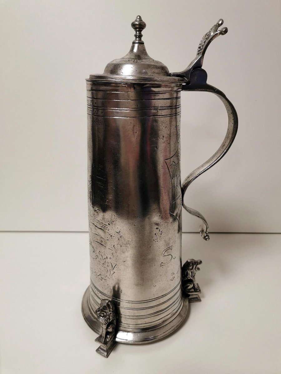 Schenkkan - Kurz edeltin - 36cm.