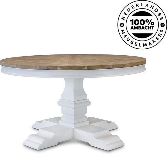 analogie IJver hoop Ronde kloostertafel - Kloostertafel rond - Ronde eettafel - Eettafel rond  -... | bol.com