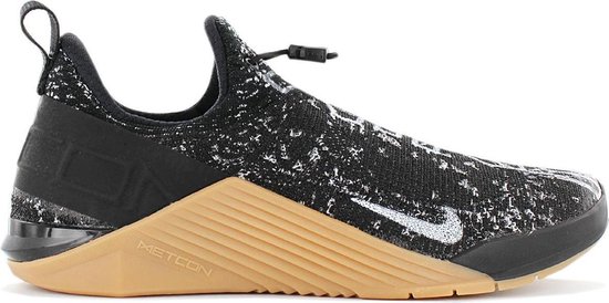 Nike React Metcon FlyKnit - Heren Training Sport schoenen Zwart BQ6044-011 - Maat EU 40.5 US 7.5