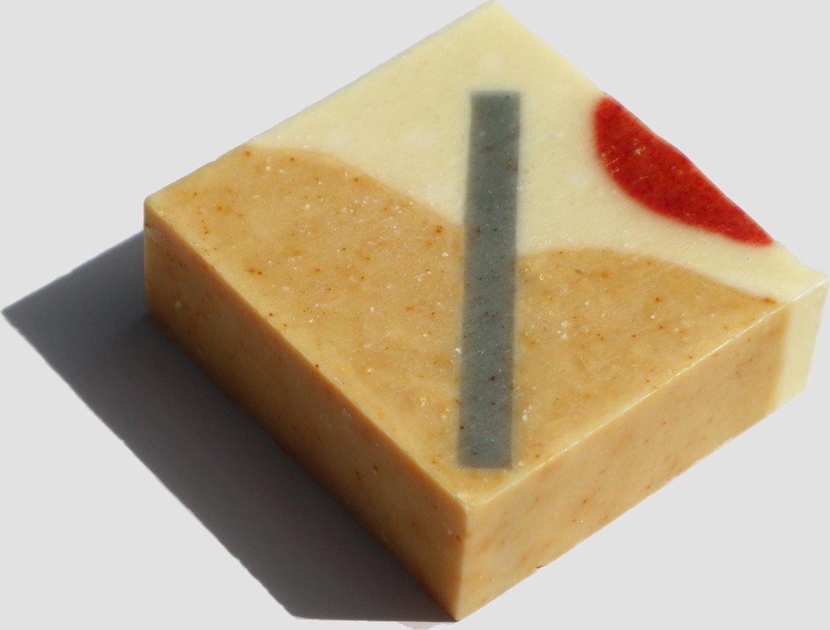 Hanaduri Colours Soap – Orange & Lemongrass - zeep blok gezicht & body - revitaliserend en hydraterend - sinaasappel - face wash - zeepje - soap bar - zeepblok - k beauty - korean skin care - duurzaam - zero waste