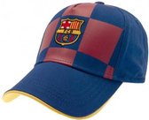FC Barcelona cap - volwassenen - geruit - blauw/bordeaux