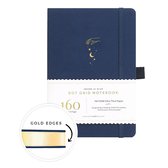 Archer & Olive Notitieboek A5 Dotted - Stardust Gold Edges