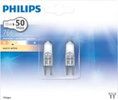 2 x Philips 50 Watt GY6.35 - verbruik 35 watt