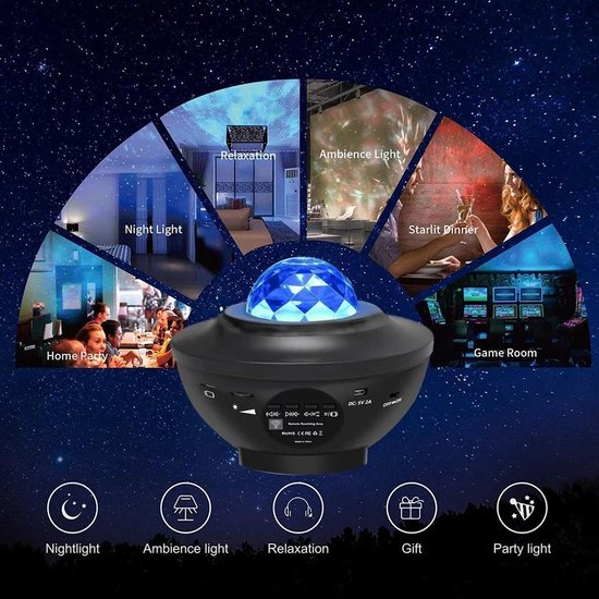 star light projector bluetooth