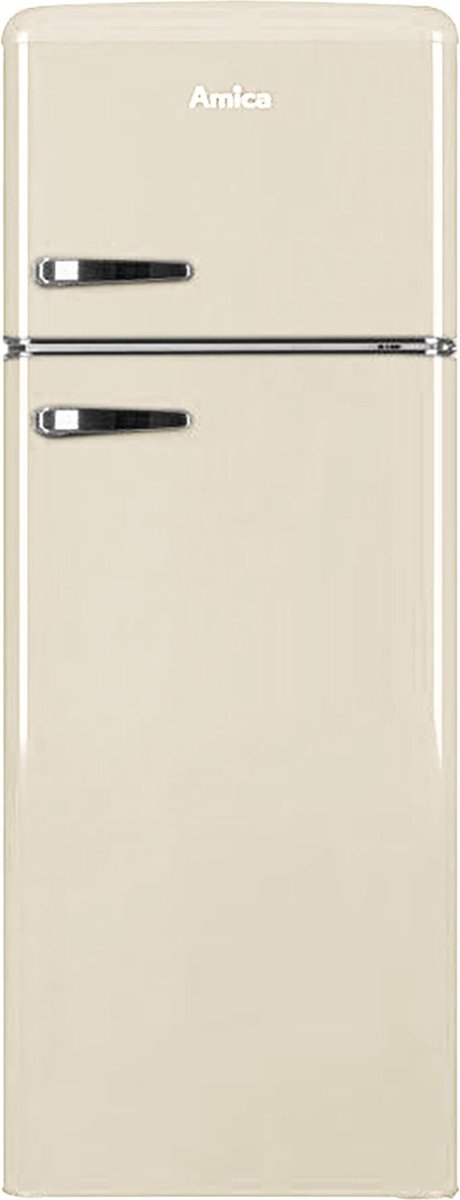Amica AR7252C - Retro - Koel-vriescombinatie - Crèmekleur - 245 L - H 166.5 cm B 55 cm