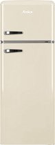 Bol.com Amica AR7252C - Retro - Koel-vriescombinatie - Crèmekleur - 245 L - H 166.5 cm B 55 cm aanbieding