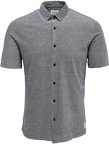 Onscuton SS Knitted Melange Shirt Grey - XS