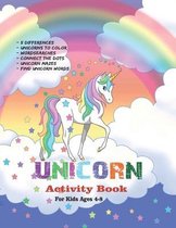 Unicorn Activity Book For Kids Ages 4-8 - Book No.1