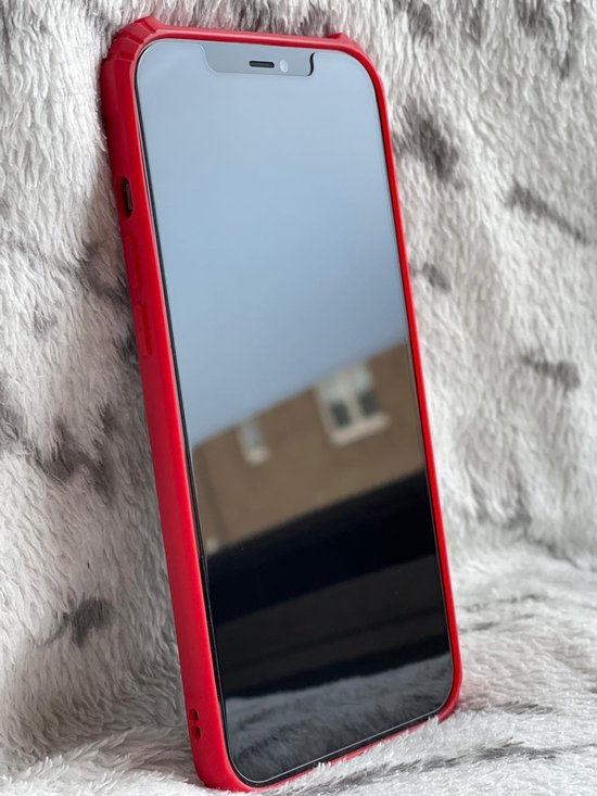 Iphone 12 Back case Rood