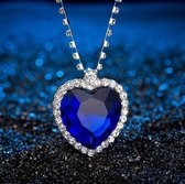 Titanic Ketting Blauw Heart of Ocean