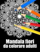 Mandala fiori da colorare adulti