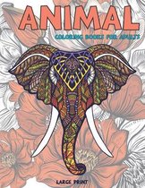 Coloring Books for Adults Large Print - Animal