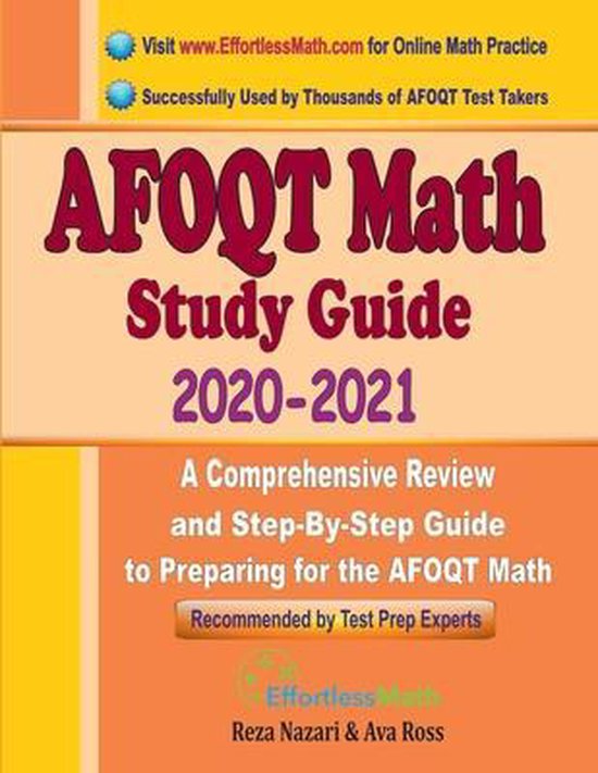 AFOQT Math Study Guide 2020 - 2021 | 9781646123063 | Ava Ross | Boeken ...