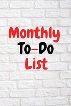 Monthly To-Do List