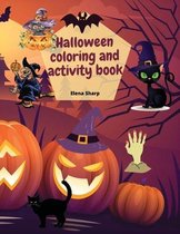 halloween coloring and activity book