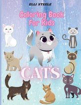 Cats Coloring Book For Kids