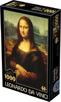 Leonardo daVinci - Mona Lisa (1000 stukjes, D-Toys kunst puzzel)