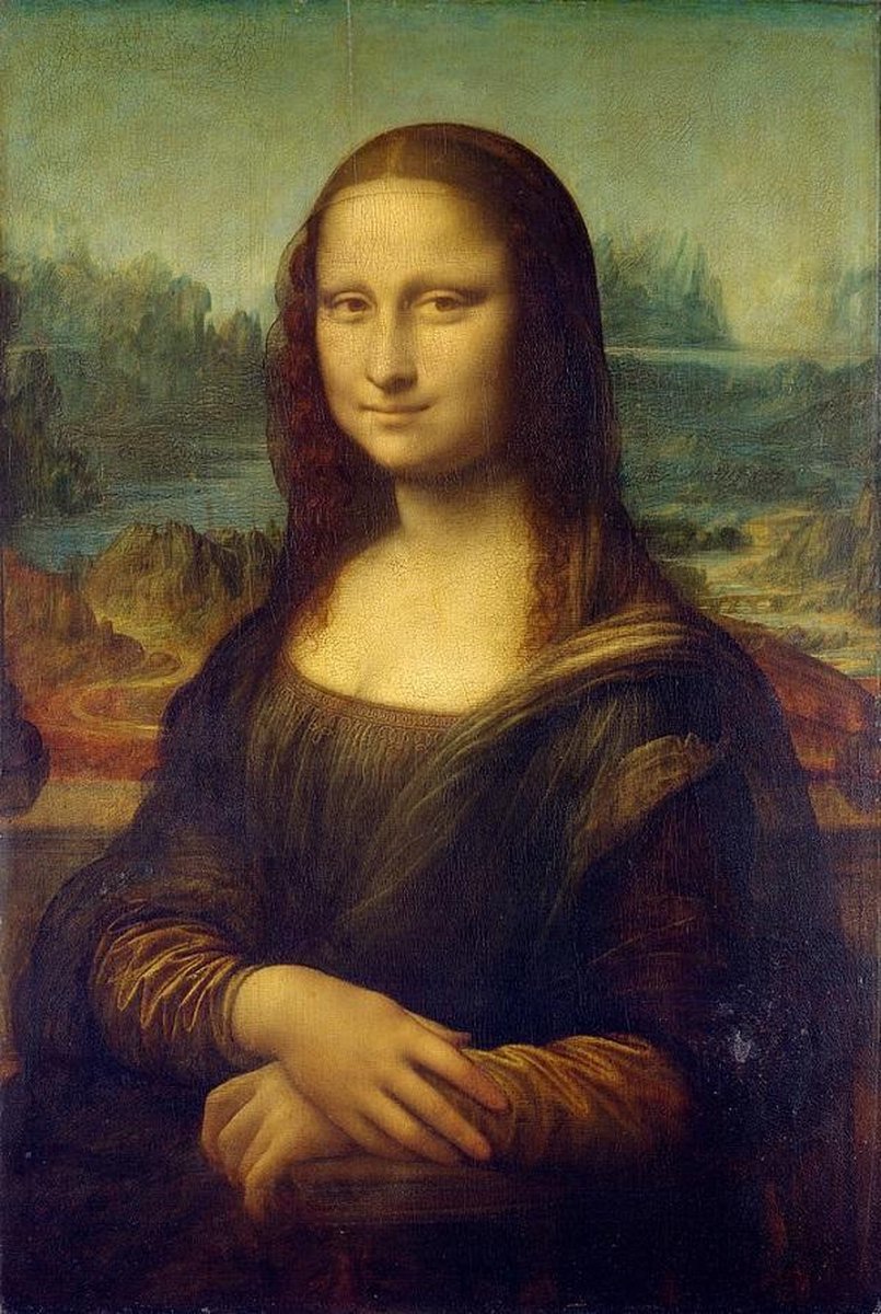 Leonardo daVinci - Mona Lisa (1000 stukjes, D-Toys kunst puzzel)