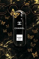 Chanel Addicted- Kristal Helder Galerie kwaliteit Plexiglas 5mm. - Blind Aluminium Ophangframe - Fotokunst - Luxe Wanddecoratie - inclusief verzending