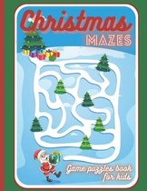 Christmas Mazes - Game puzzles book for kids