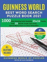 Guinness World Best Word Search Puzzle Book 2021 #1 Maxi Format Medium Level