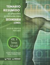 Temario Resumido de Oposiciones de Educacion Fisica Secundaria (LOMCE) Volumen V