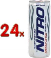 Nitro Energy Drink 24x250 ml blik - Energy Drink - 50% Goedkoper Energy drink - Drank