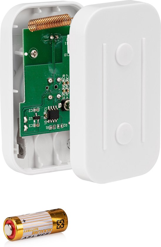 SEC24 DB706W Draadloze Deurbel set met 2 Ontvangers wit - Regelbaar Volume en 52x Melodie - LED - Wit — afbeelding 4