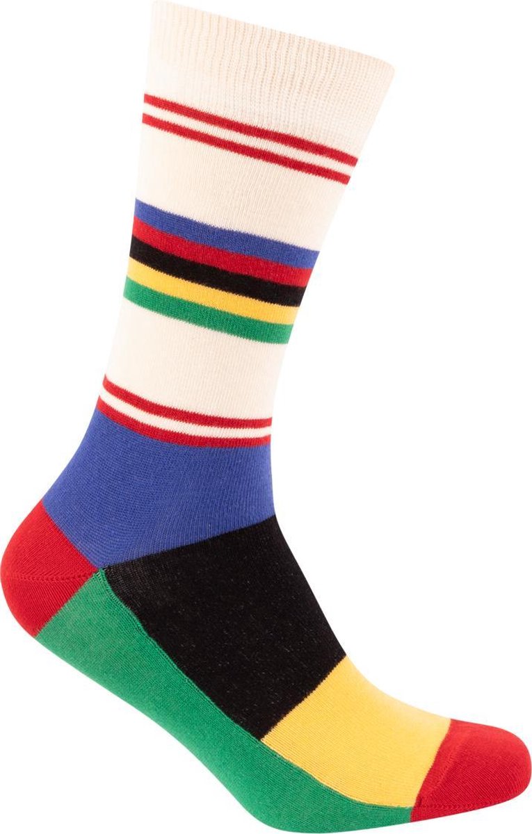 Le Patron Casual sokken Multikleur / champion du monde stripes - 39/42