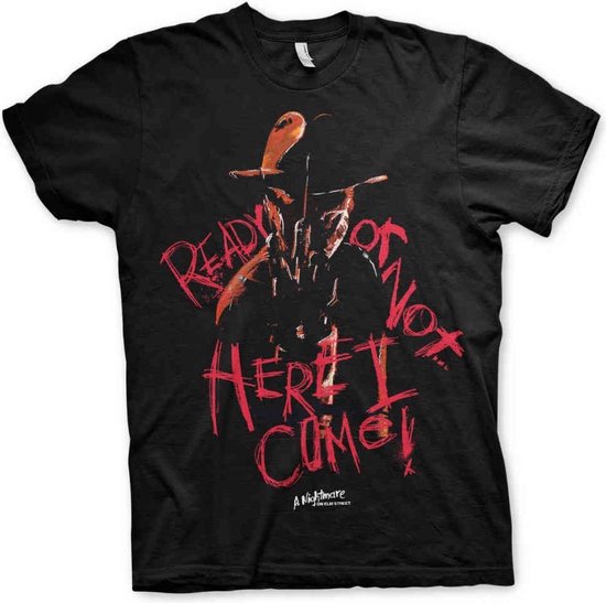 A NIGHTMARE ON ELM STREET - T-Shirt Here I Come (L)