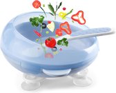 Baby kom met zuignappen zonder knoeien | 360 Graden draaibare Baby bord | Baby Servies inclusief lepel