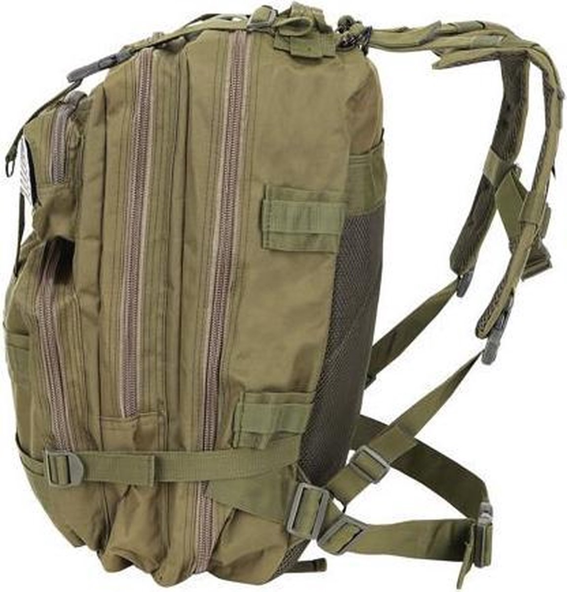 Iso trade Backpack Militaire Sport Rugzak 20 / 35 Liter Groen