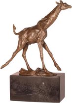 Giraf - Bronzen beeld - Modern sculptuur - 25,9 cm hoog