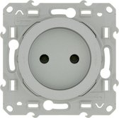 Schneider Electric Odace stopcontact Aluminium