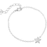 Bracelet Miresa avec breloque étoile - Argenté - Minimaliste - 16 + 5 CM