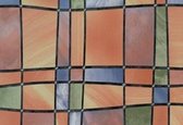 Raved - Raamfolie/Plakfolie - Decoratiefolie - Gaudi Patroon Kleurrijk - 200x45 cm