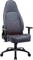 GAME HERO® Expert T1 Gaming stoel Ergonomisch Design - Verstelbaar - Grijs/Rood