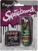 Johntoy Vinger Skateboard Groen 7-delig 9 Cm