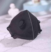 Inuk - Mondmasker zwart met filter - 8 stuks in doos - ook verkrijgbaar in wit - niet medisch