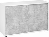 Schuifdeurkast - Esdoorn - 120 x 40 x 74,8 cm - Beta 1752S