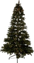 J-Line Kerstboom+Led Lichtjes Plastiek Groen