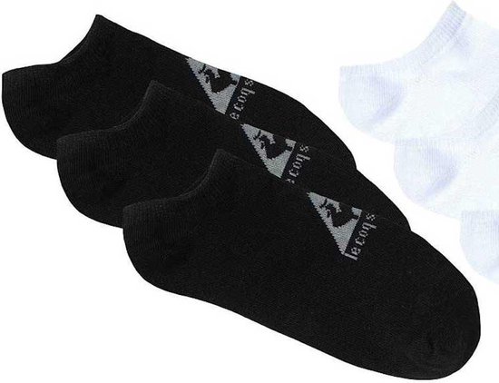 Le Sportif sneakers sokken zwart - 43-46 - paar sneakersokken enkelsokken | bol.com
