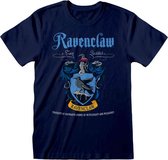 Harry Potter - Ravenclaw Blue Crest   Unisex T-Shirt Blauw