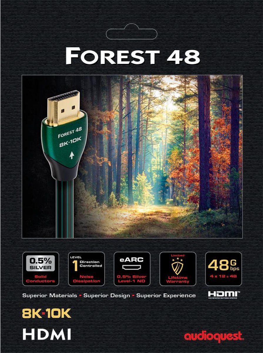 Audioquest Forest 48G HDMI Kabel 5m