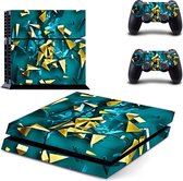 Shattered Glass - PS4 Skin | Playstation 4 sticker | 1 console en 2 controller stickers