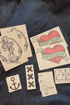 Amsterdenim | TEMPORARY TATTOO PACK 12 - OneSize