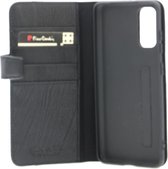 Pierre Cardin Zwart hoesje Samsung Galaxy S20 - Book Case - Echt leder