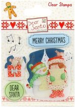 Dear Santa - Transparante Stempel - Carol Singing